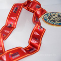 Manufacturer Design Custom Logo Zinc Alloy 3D Run Race Marathon Finisher Sports Medals With Ribbon Lanyard